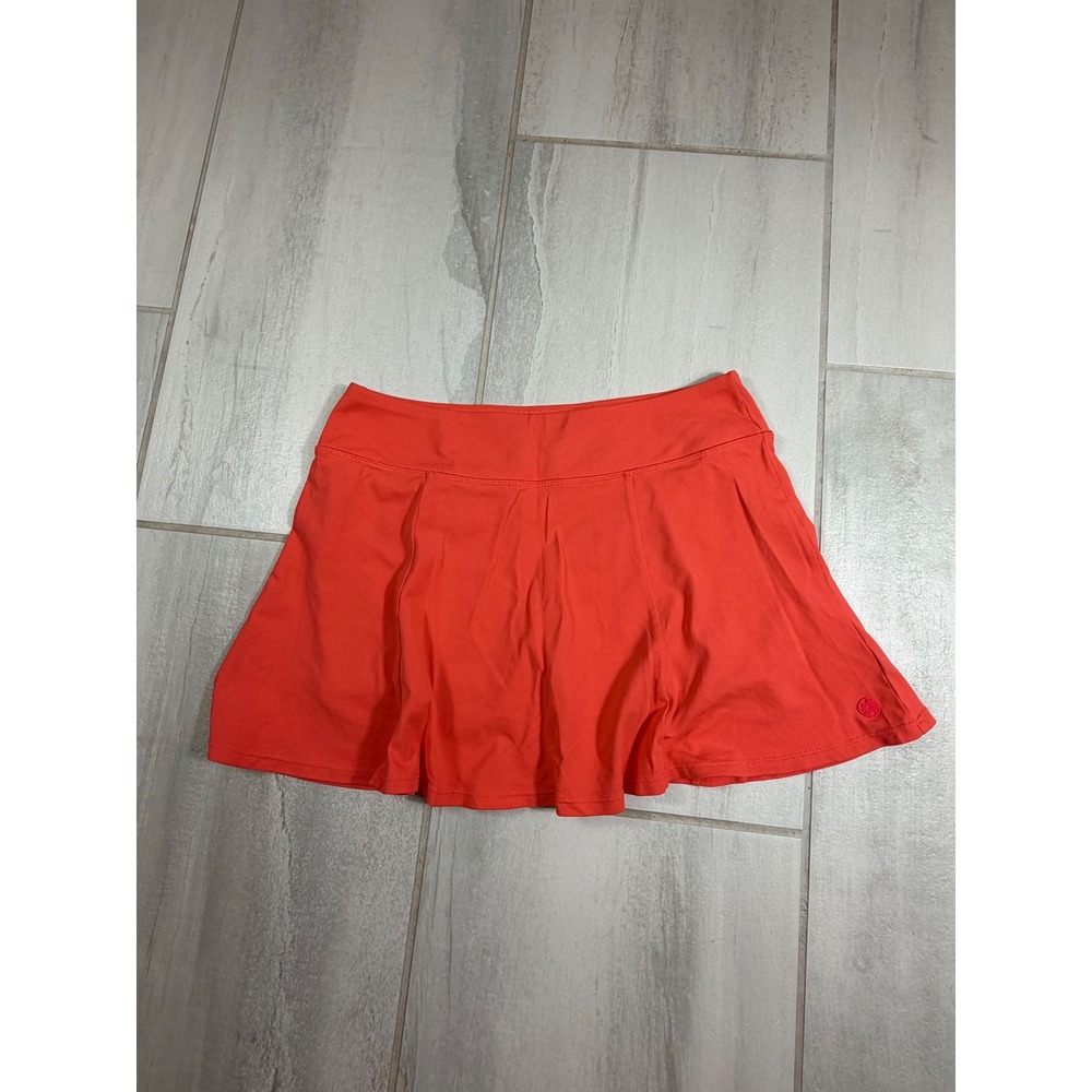 Lilly Pulitzer Luxletic Skort Coral Red Meryl Nylon Active Tennis Skirt Small